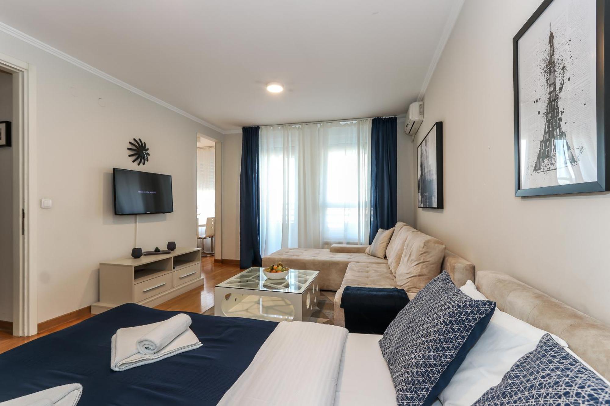 New Belgrade Apartments, Parking 5 Eur Per Day Eksteriør billede