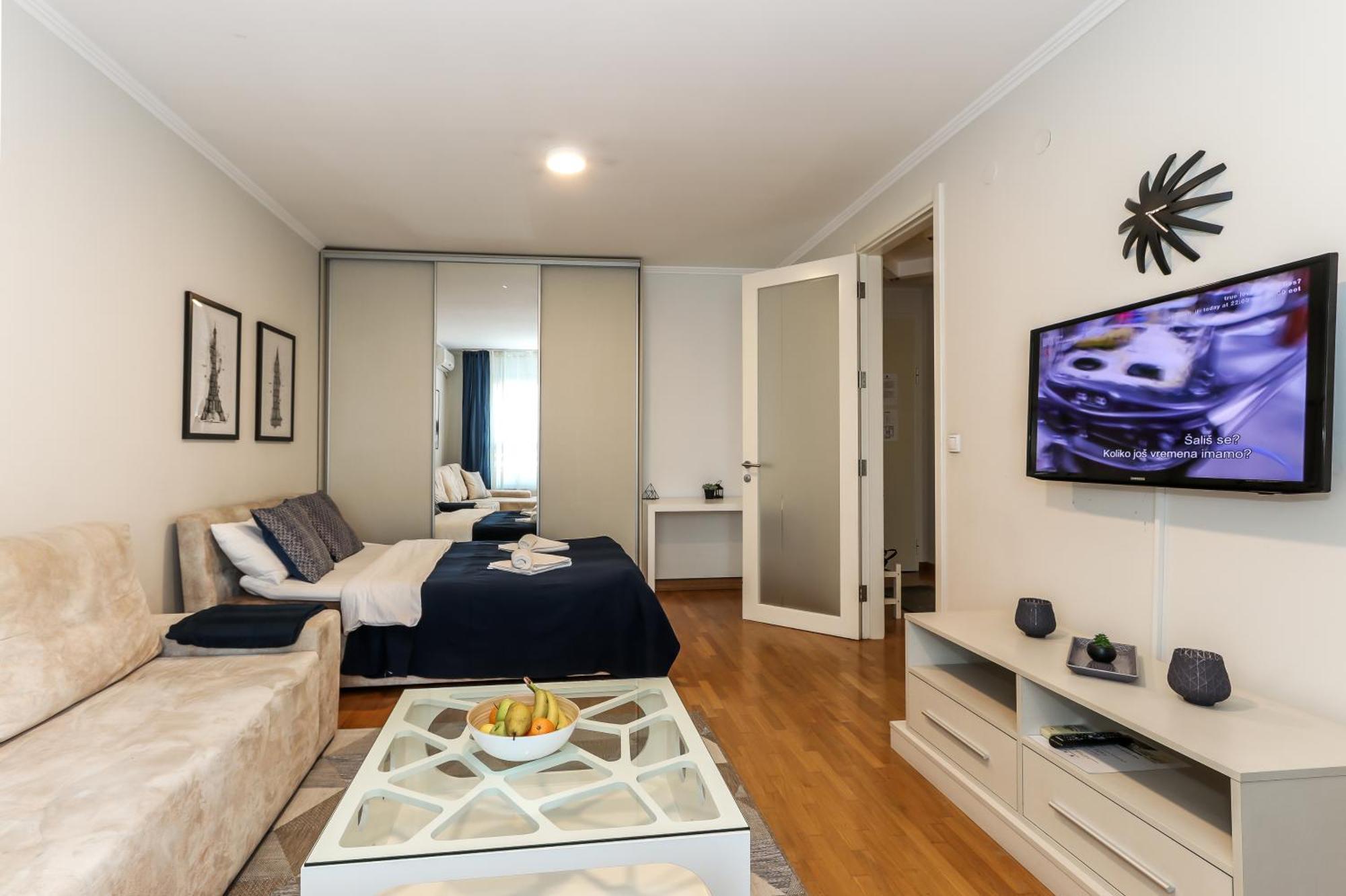 New Belgrade Apartments, Parking 5 Eur Per Day Eksteriør billede